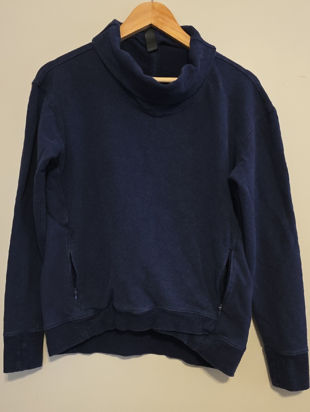 Yogalicious Dark Navy Cowl Neck Pullover